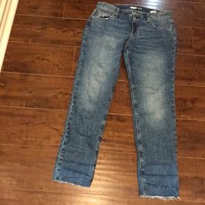Old navy boyfriend jeans , size 2 p, color blue